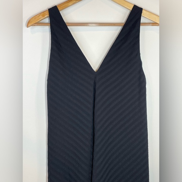NWOT Everlane The City Stripe Midi Dress in Black Size 4 - Picture 8 of 16